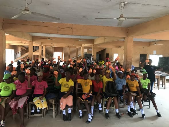 Two ALB Scholars Lead a Hygiene Education Workshop, 2021